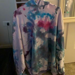 Tye dye hoodie (self made)